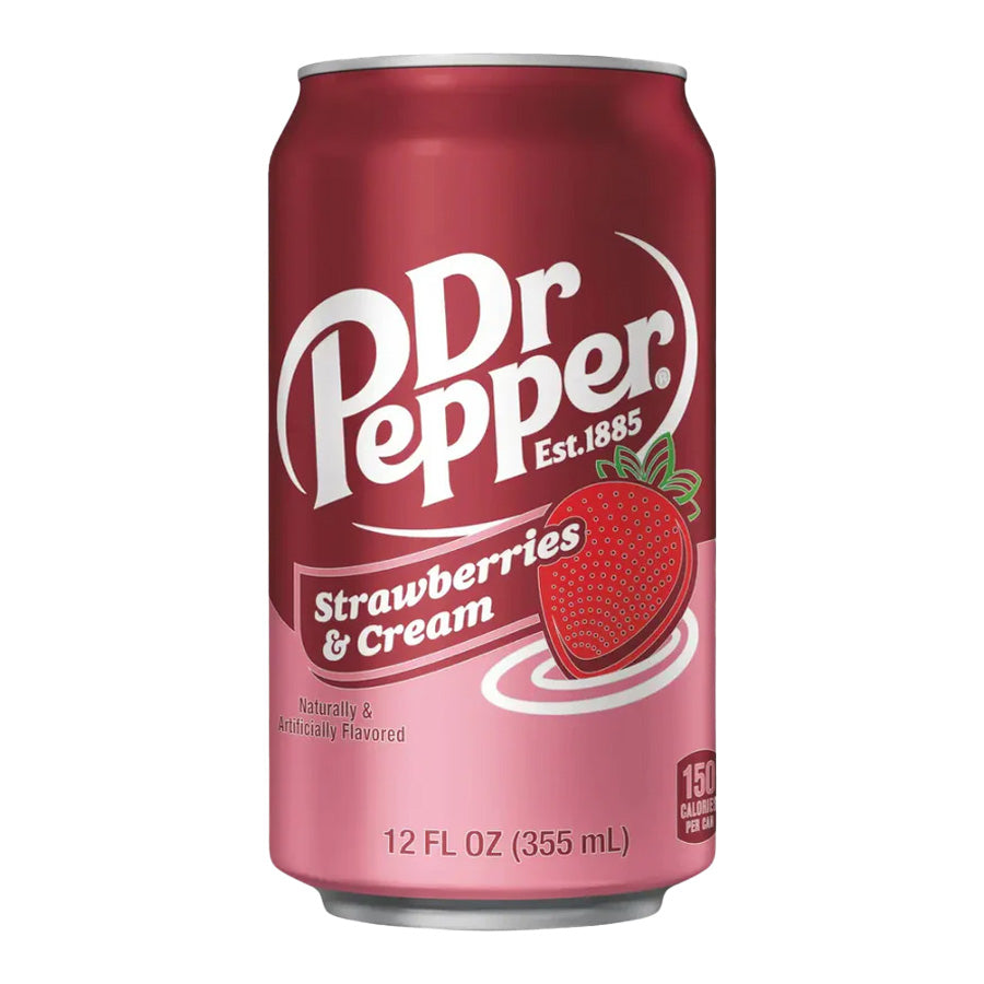 Boisson Dr Pepper Fraise et Crème 33cl