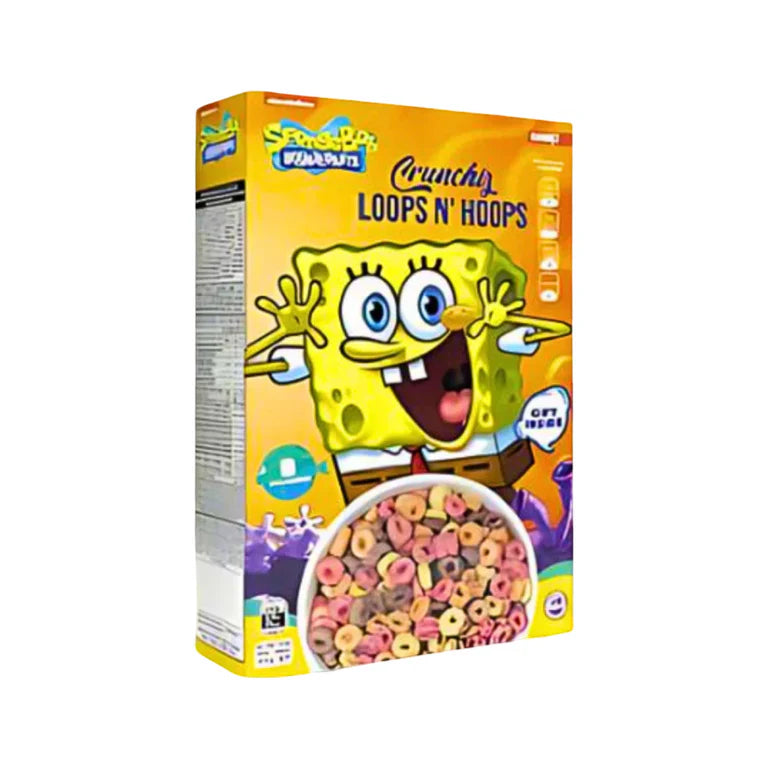 Céréales SpongeBob Loops ‘N’ Hoops 375g