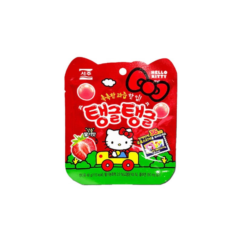Bonbons gummy Hello Kitty à la fraise seoju KR 40g