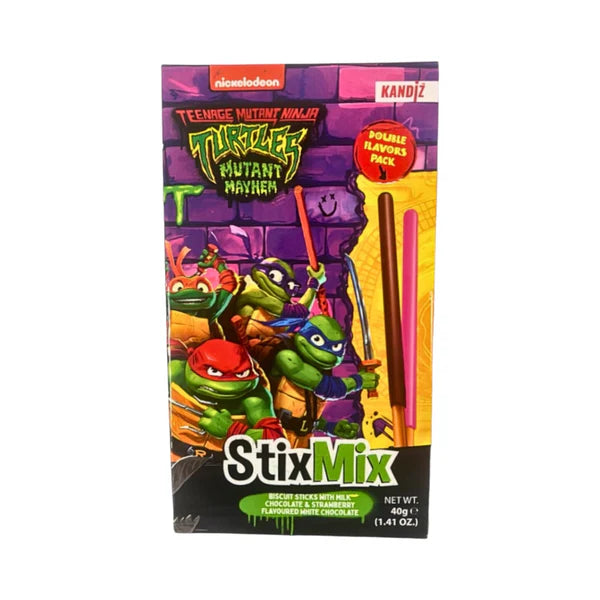 Stix Mix Nickelodeon Chocolate & Strawberry 40g