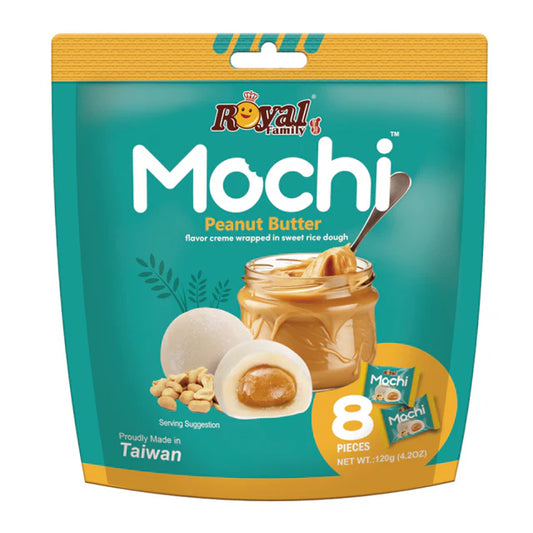 Royal Family Mochi Peanut Butter 8pcs 120g