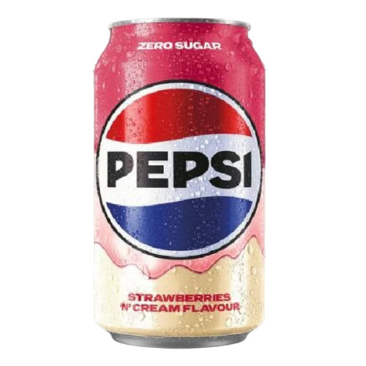 Boisson Pepsi fraise Crème Sans Sucre 35cl