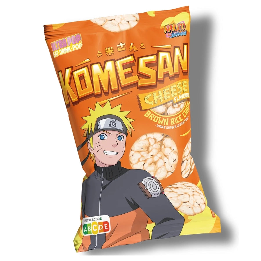 Komesan Naruto Rice Chips Cheese 60g